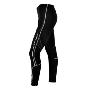 Dámske elastické zateplené nohavice s cyklovložkou Silvini MOVENZA WP1119P black
